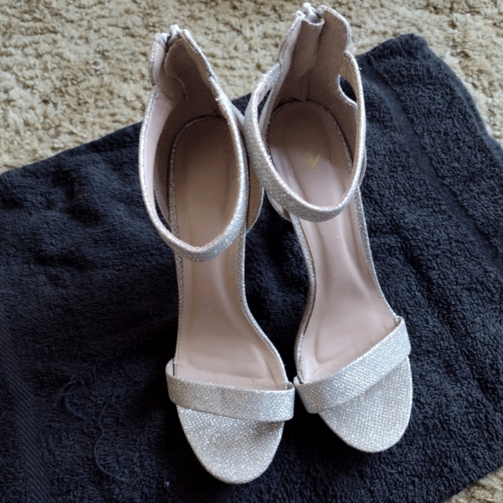Silver Dress Heels